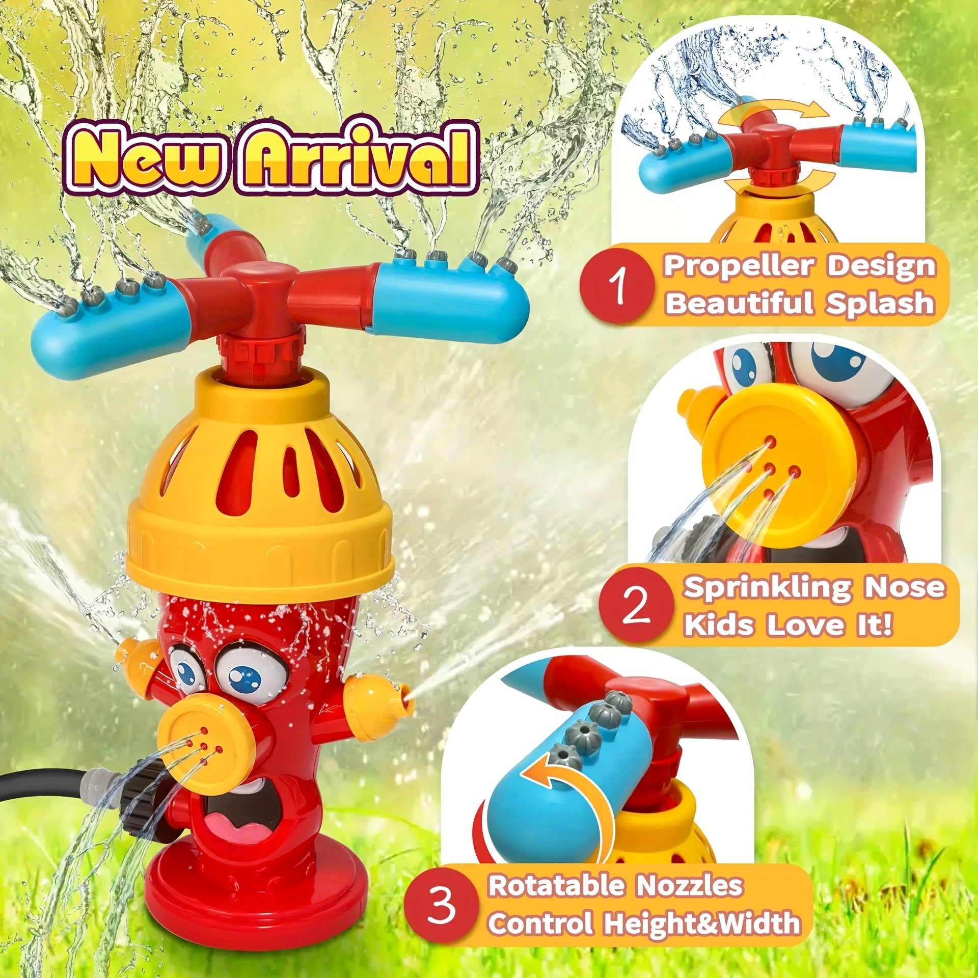 Playful Water Sprinkler Fire Hydrant – Fun and Refreshment for Children
