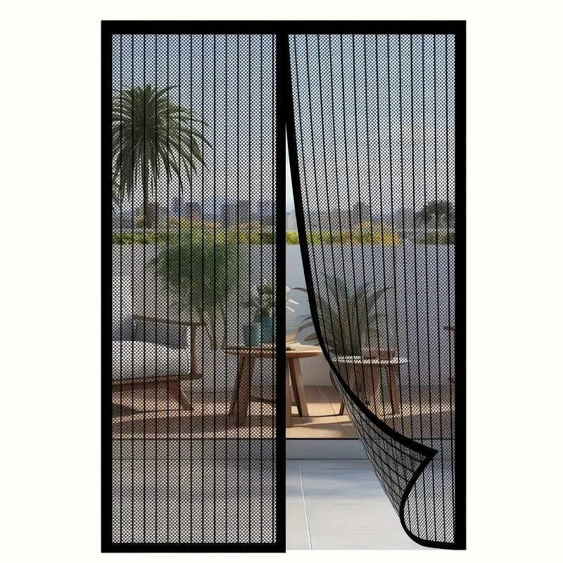 Magnetic Mesh Curtain – Fresh Air Without Insects