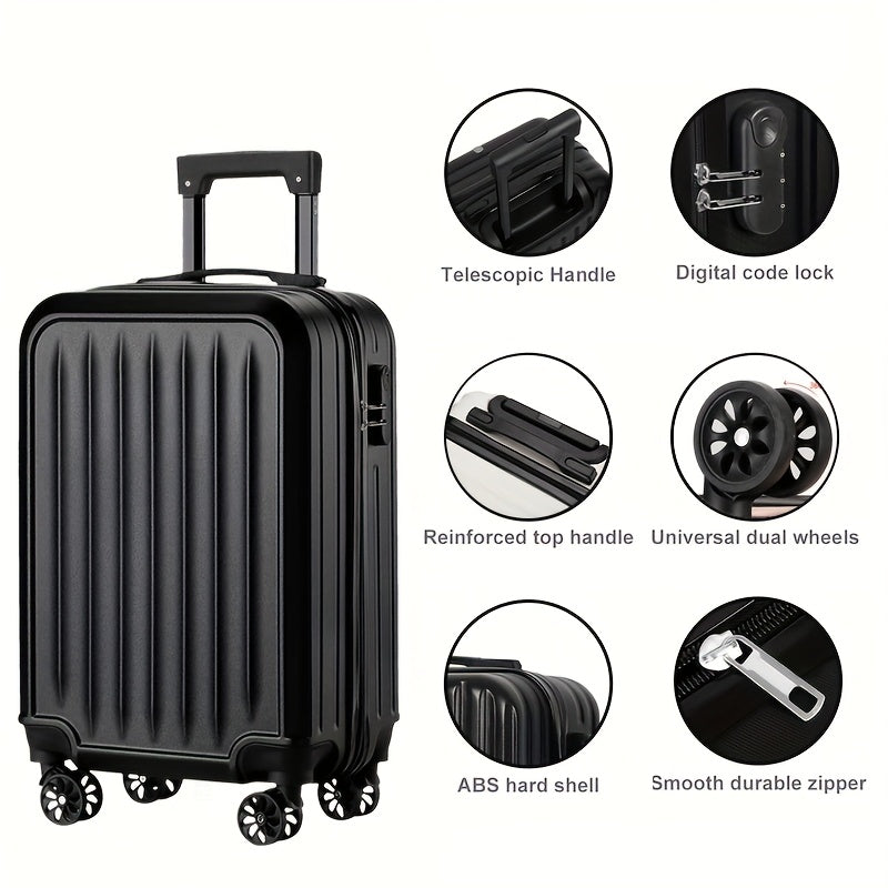 Stylish Travel Suitcase with 4 Wheels – Compact and Sturdy for Global Adventures