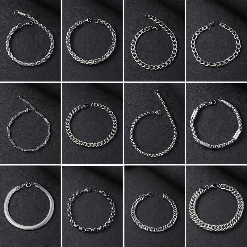 UrbanSteel Bracelet Set – Bold and Trendy for Men