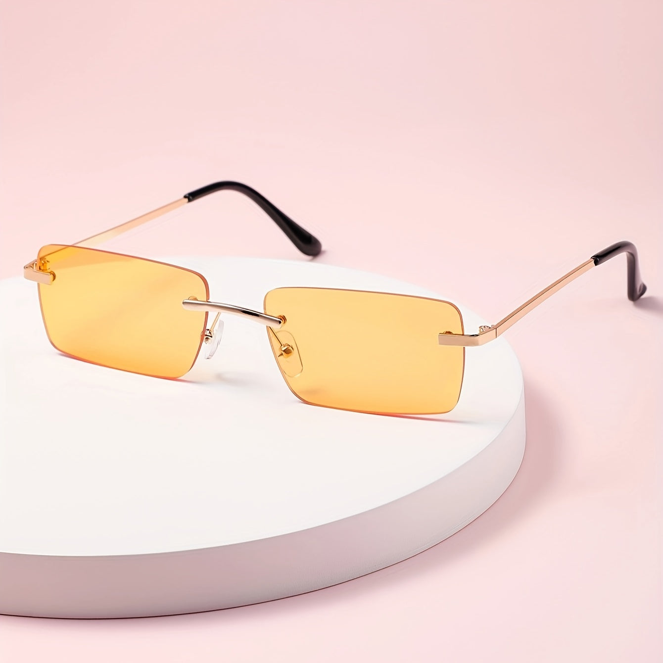 Stylish Frameless Sunglasses – Trendy and Comfortable for Men