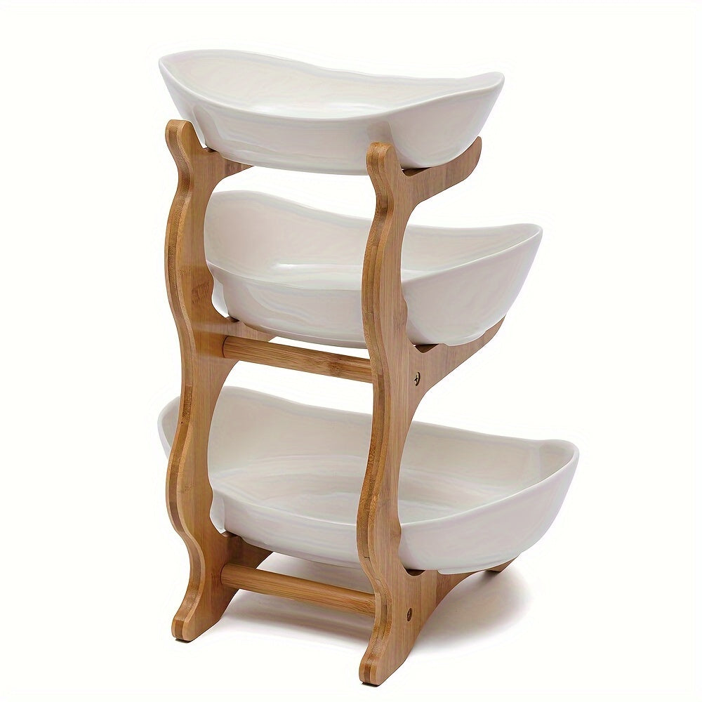 NatureStack 3-Tier Fruit Basket – Spacious and Functional