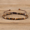 Braided Bracelet with 2.4 mm Natural Stone Beads – Seraphina
