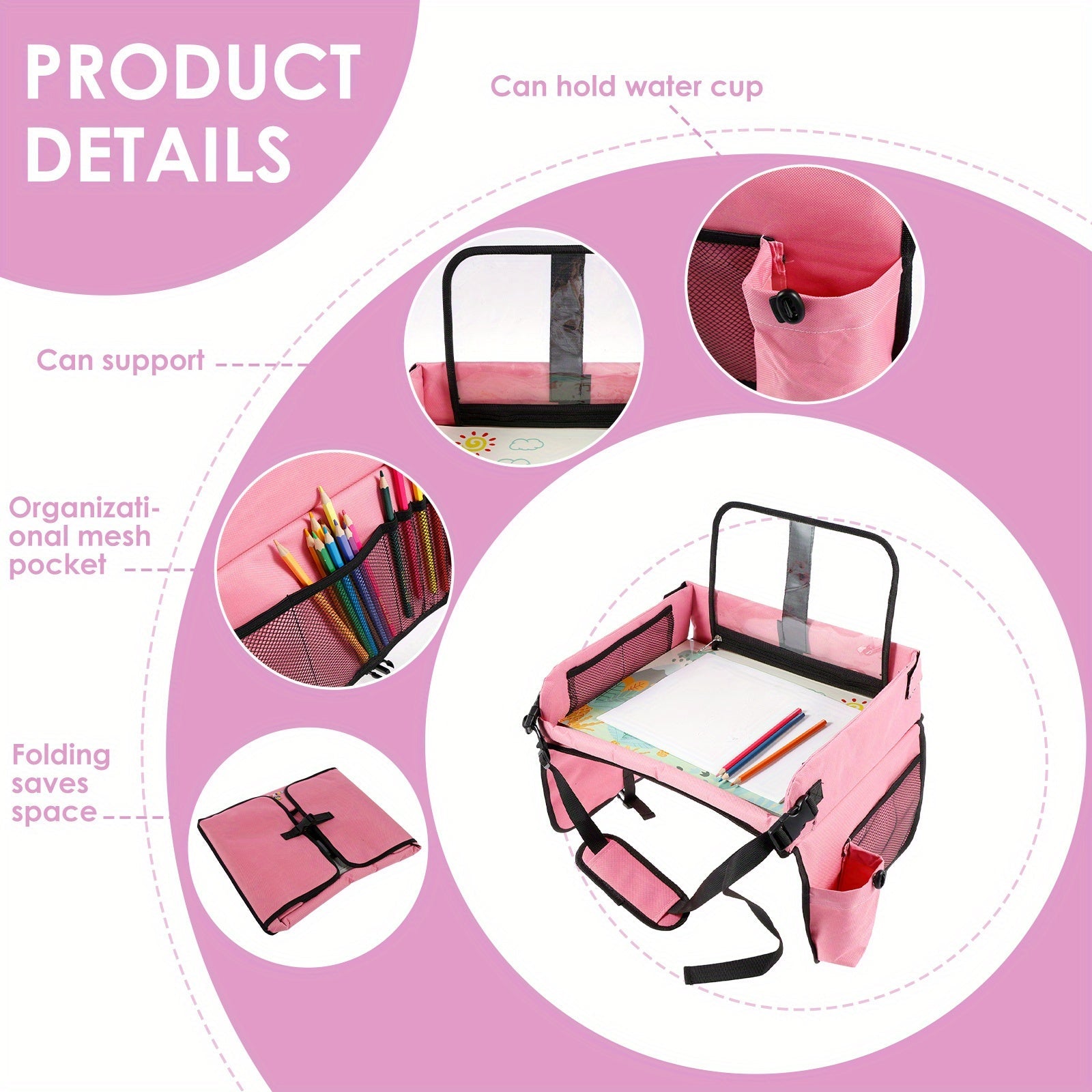 Foldable Drawing Board for Car – Perfect for Long Journeys and Travel Activities