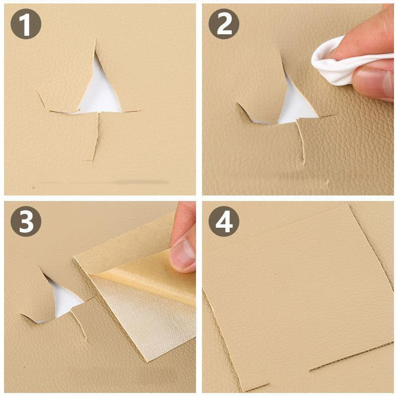 Self-Adhesive PU Leather Repair Patch - Waterproof and Strong