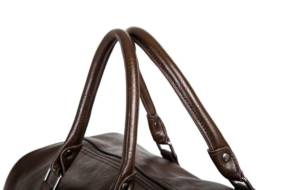 Leather Men's Duffle Bag - Robust & Stylish - Ideal for Travel