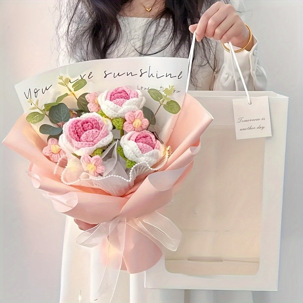 Handmade Crocheted Flower Bouquet – The Perfect Gift for Mother’s Day