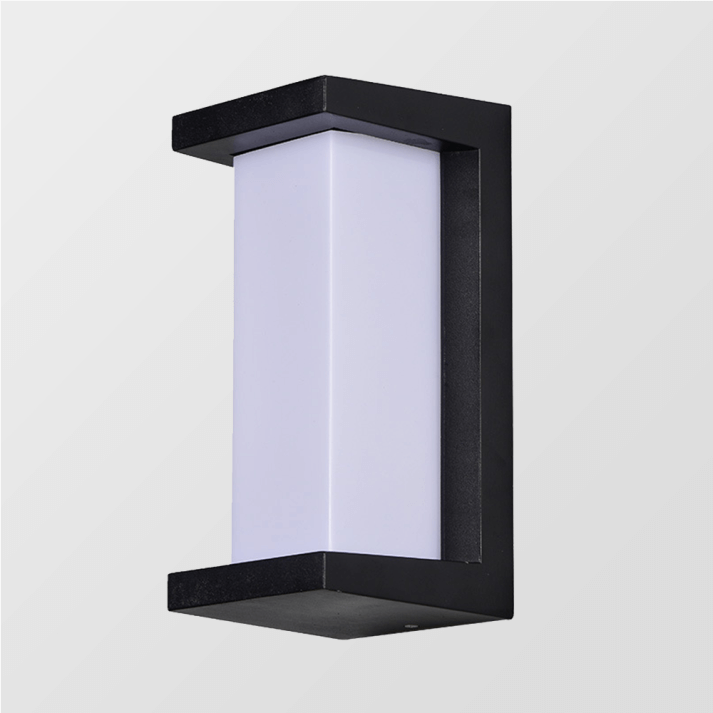 Modern Outdoor Wall Lamp Black-White - Garden Lighting