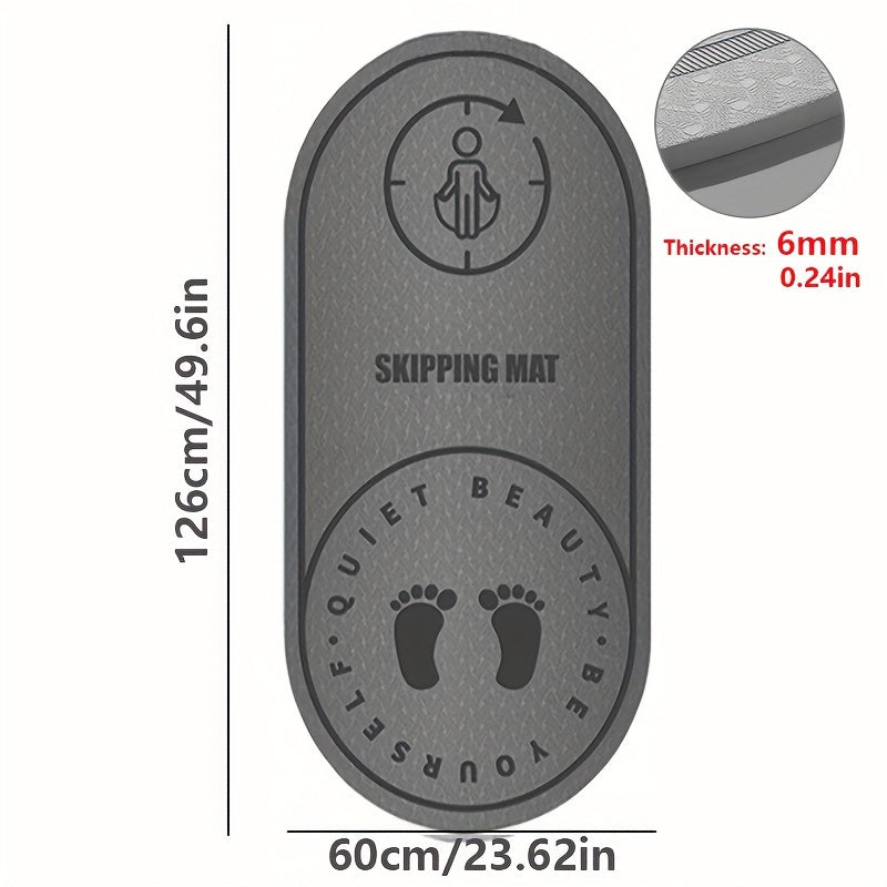 Comfortable TPE Jump Rope Mat – Shock Absorbing and Non-Slip