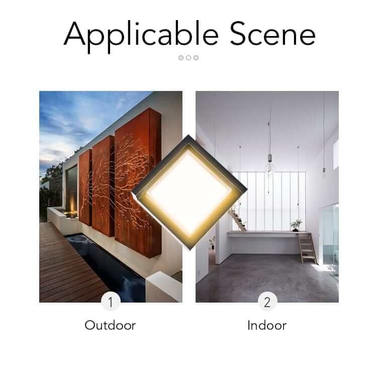 Modern Outdoor Wall Light with Motion Sensor