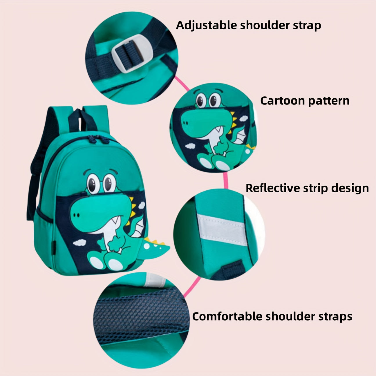 Dino Adventure Backpack - For Colourful Days Full of Fun