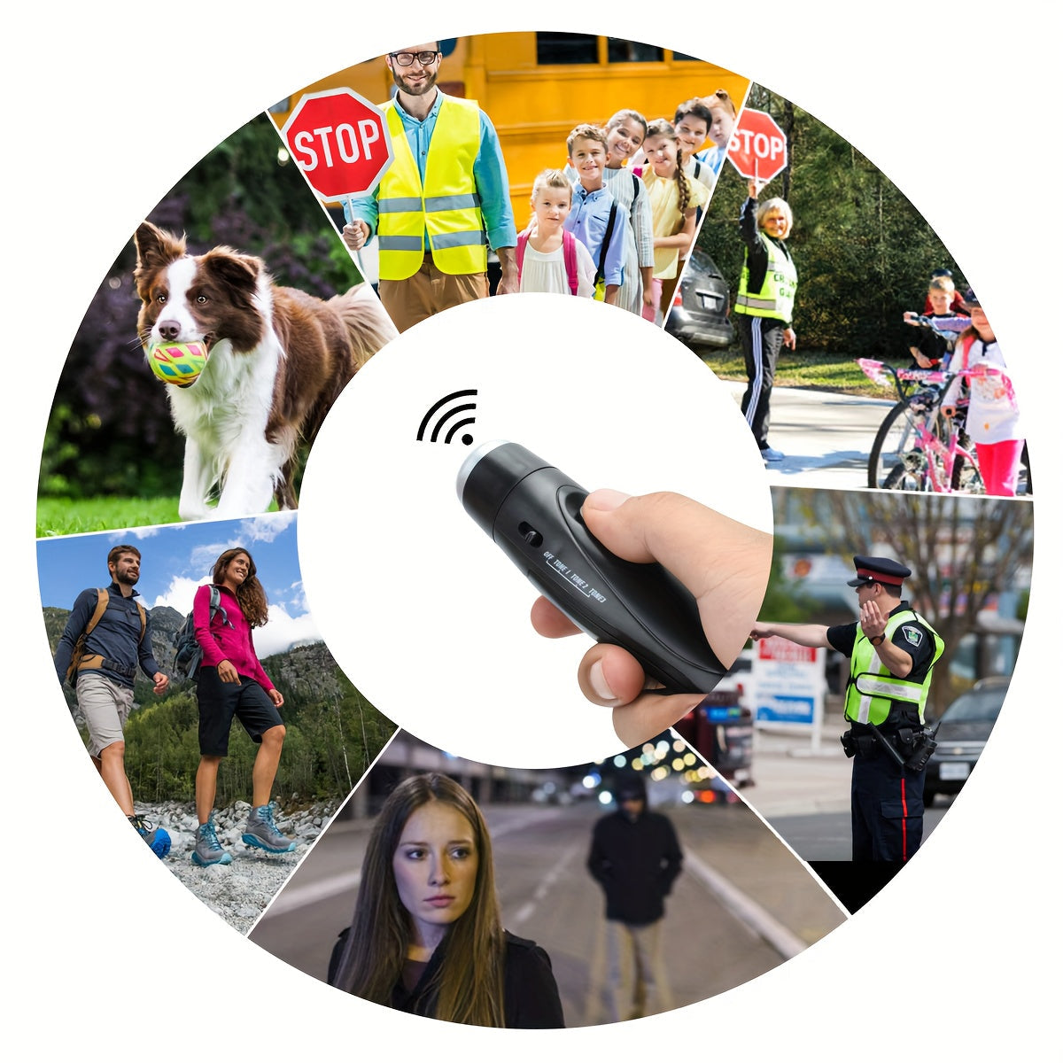 Electronic Whistle for Coaches and Referees – Handheld Whistle with 3 Tone Options and Lanyard