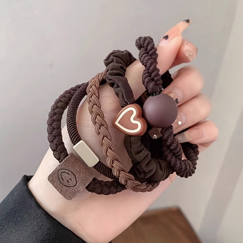 Charming Hair Elastic Set – For Stylish and Easy Hair Care
