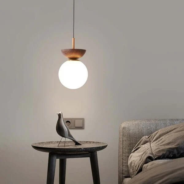Scandinavian Pendant Light - Wood Design
