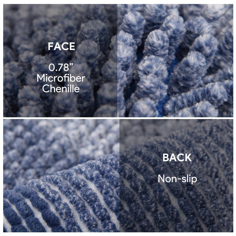 Chenille Bath Mat – Luxury and Comfort for Bathroom and Entrance