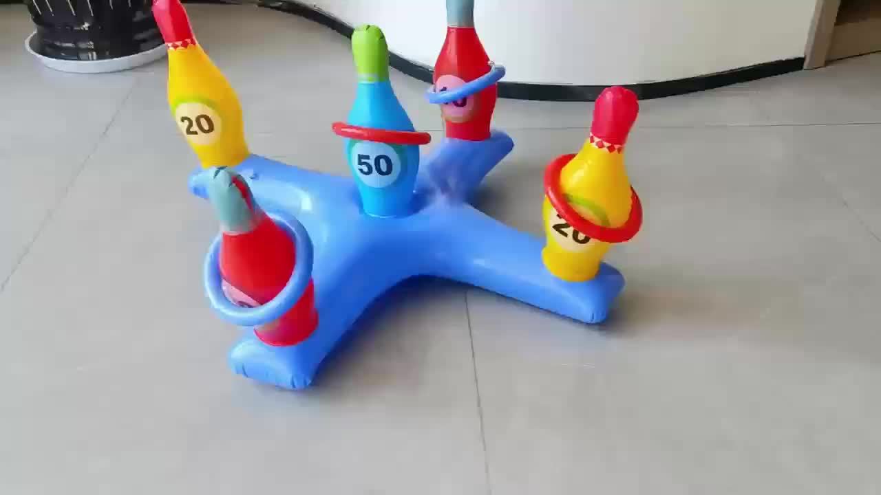 Inflatable Water Bowling Set – Fun Pool Game for Everyone