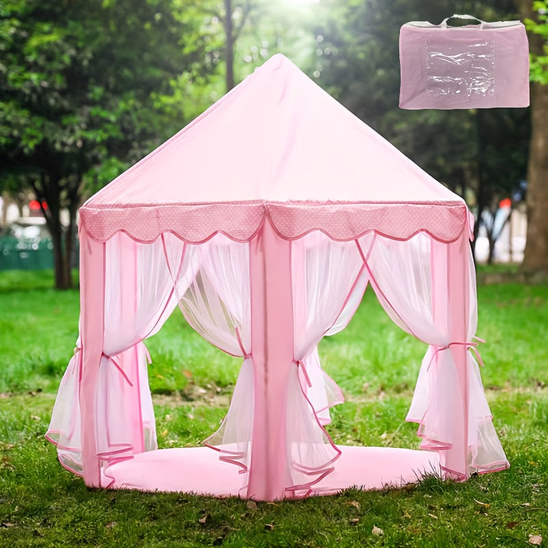 Pink Princess Castle Tent – For Indoor and Outdoor Play