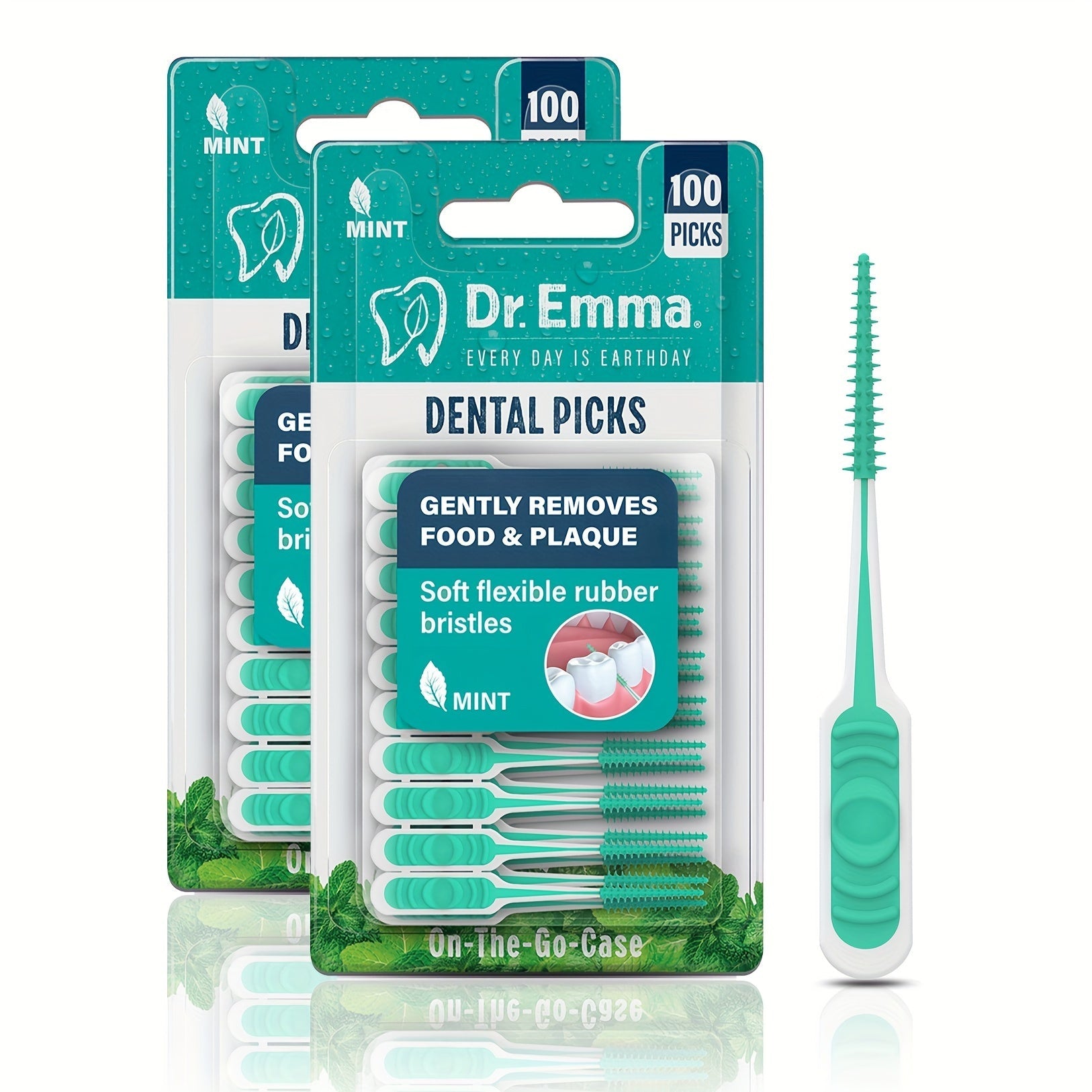Soft Interdental Toothpicks – Mint Freshened and Ergonomically Designed