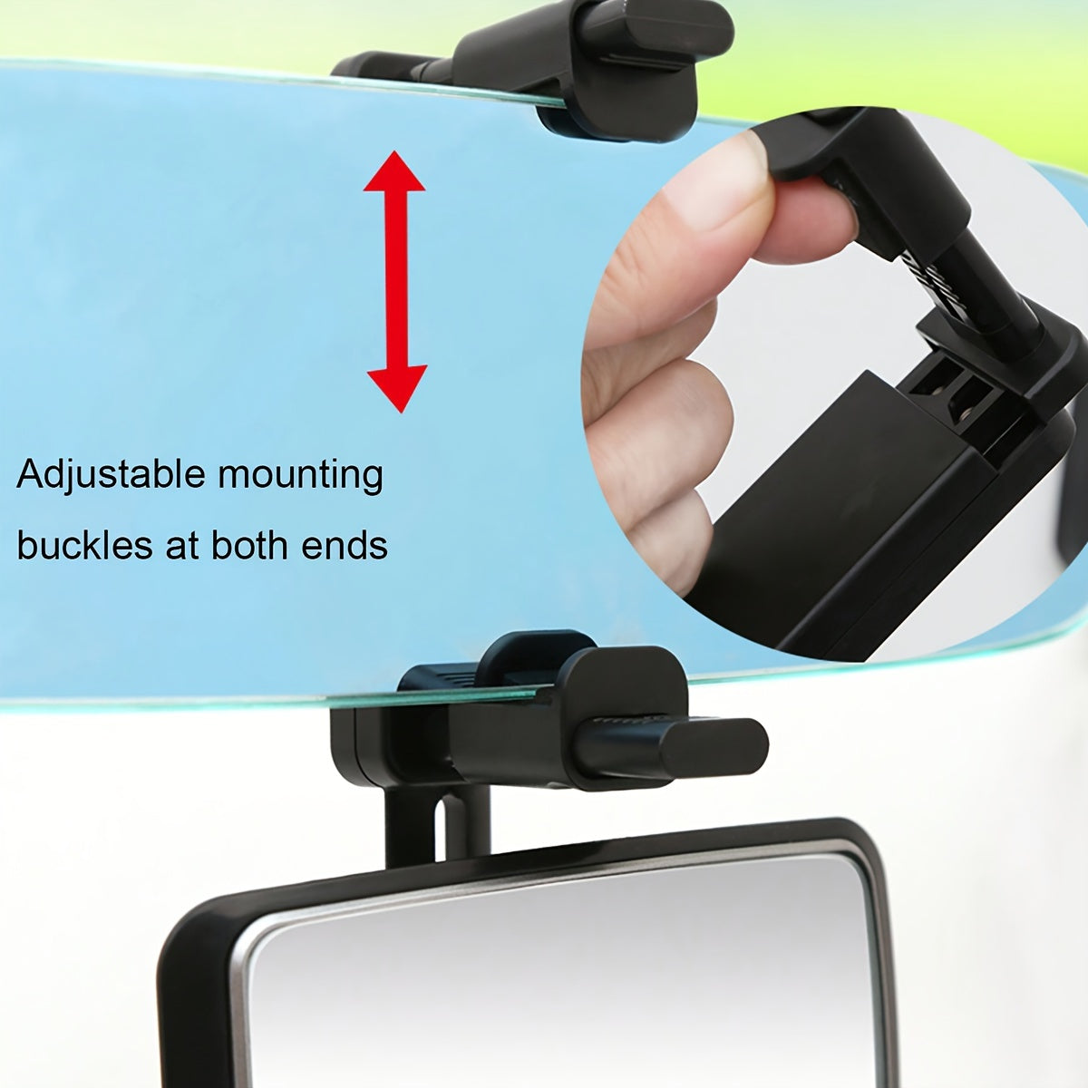 Auto Safety Rear View Mirror - Observation Mirror for Child Seats and Rear Visibility