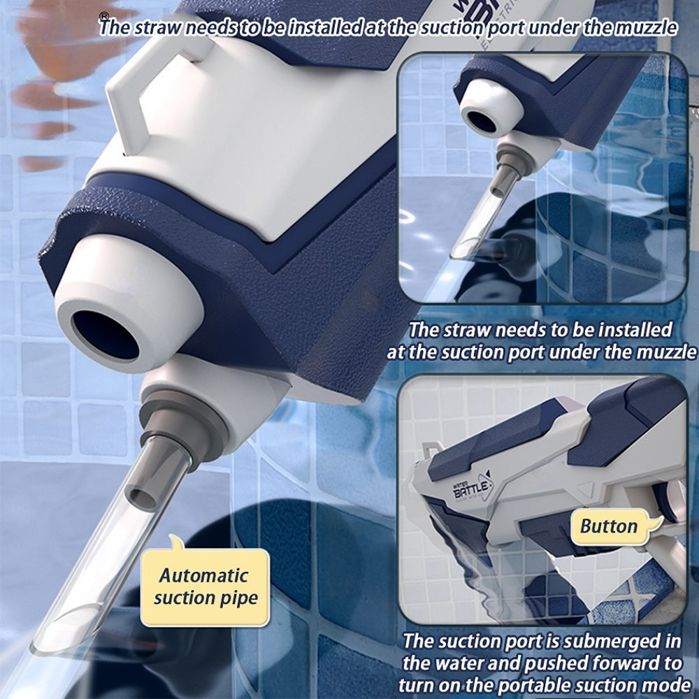 Water Gun with Pressure Jet & USB Battery for Kids & Adults – SplashPower X1