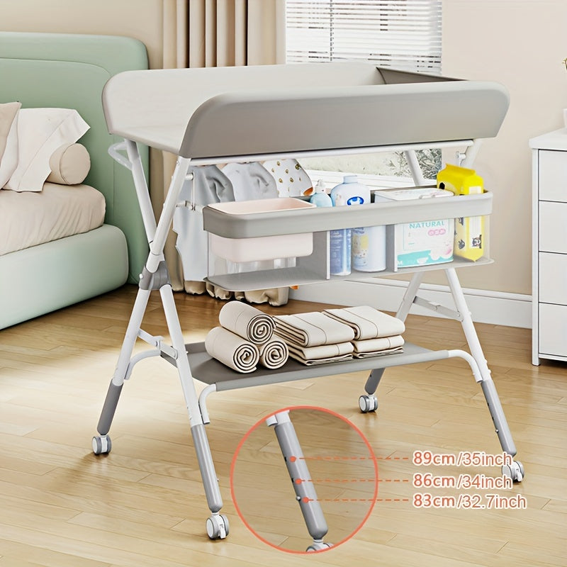 Adjustable and Portable Baby Changing Table – Perfect for Organisation and Comfort