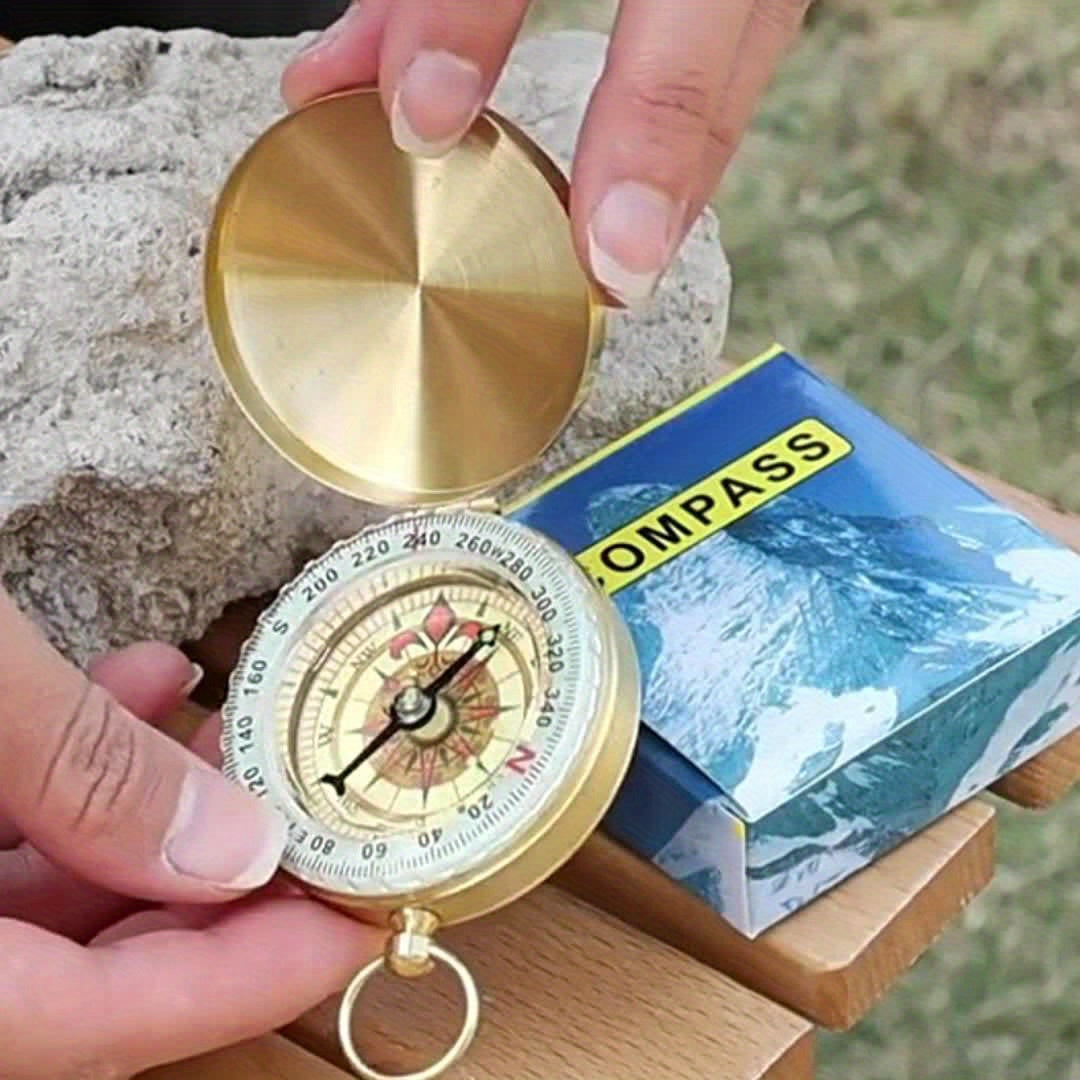 Copper Survival Compass – Waterproof and Glow-in-the-Dark for Nighttime Adventures