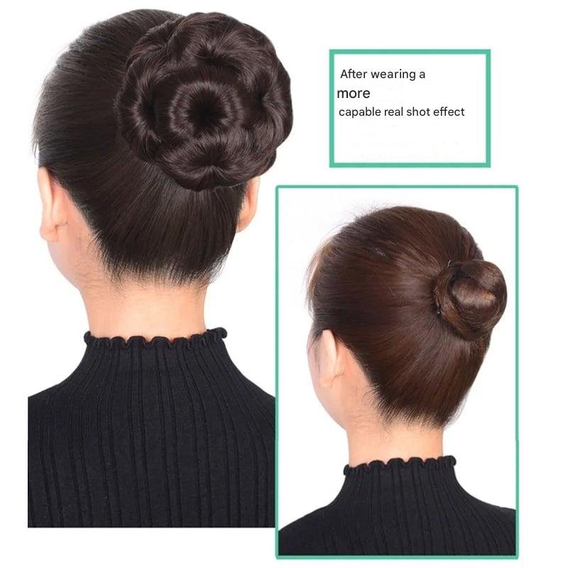 Flower-shaped Hair Clip with Hair Extension – Fiora