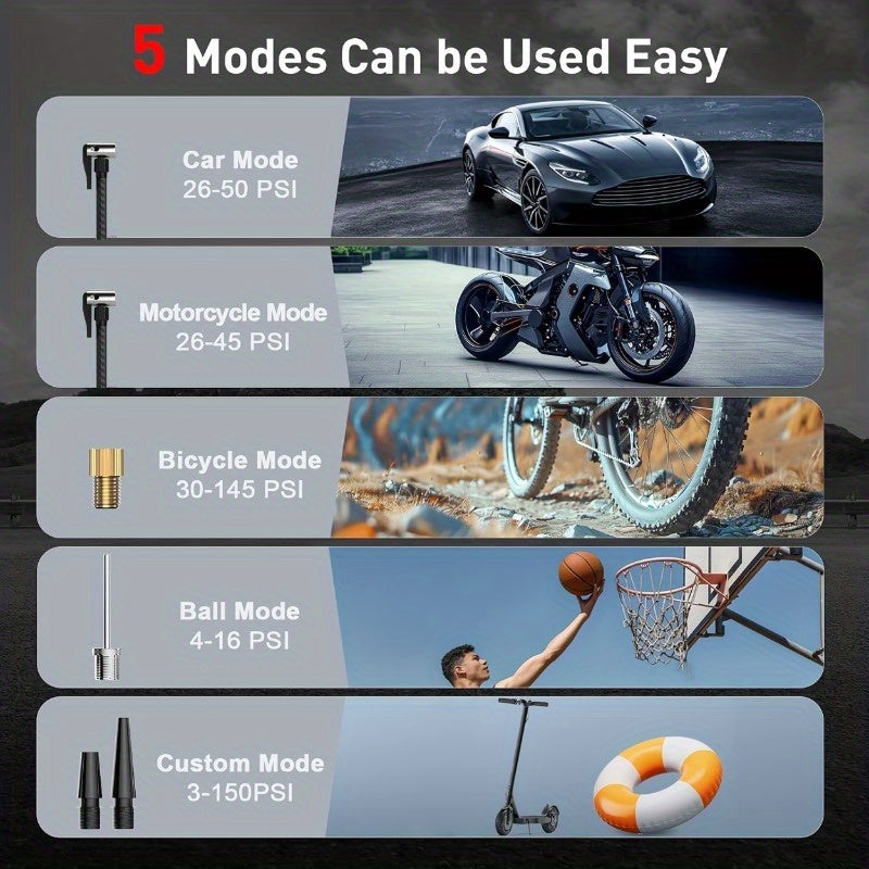 AirSmart Portable Tyre Pump – Compact and Efficient