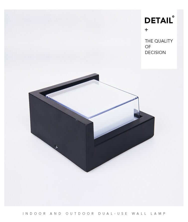 Modern Outdoor Wall Light with Motion Sensor