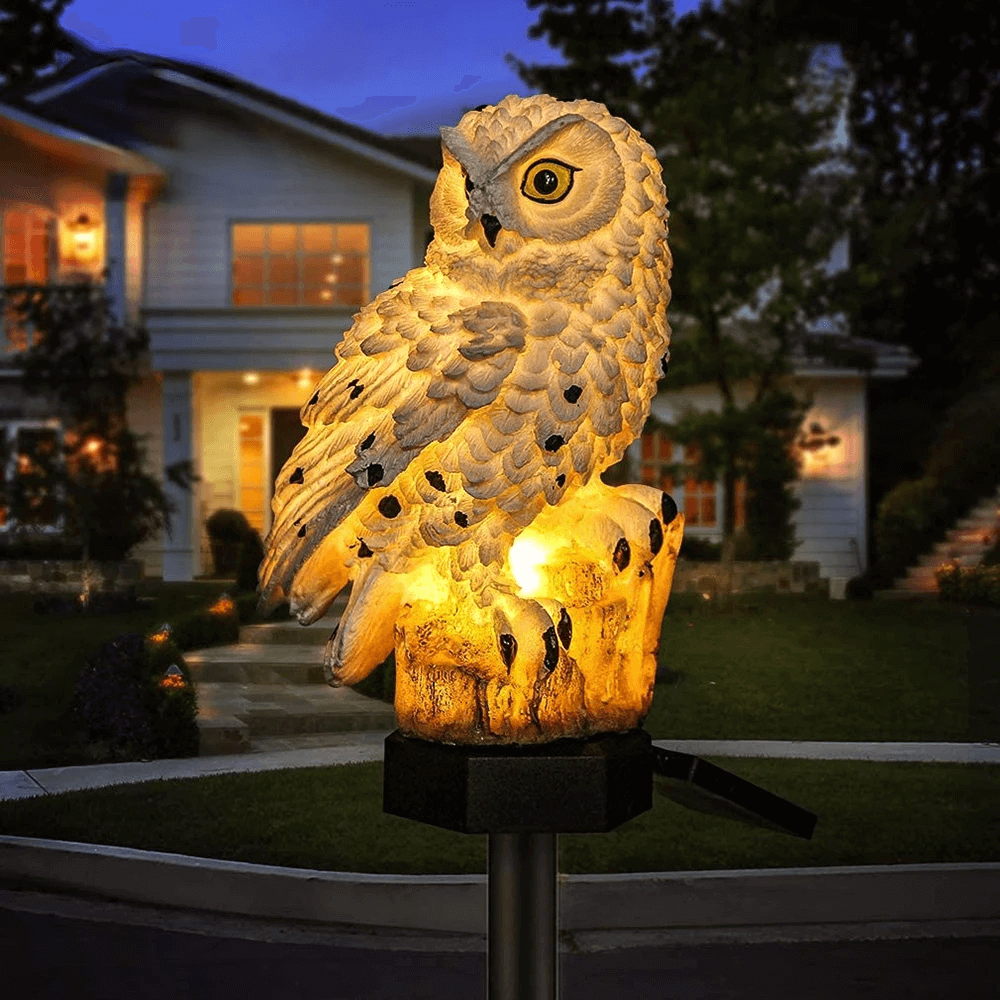 2x Solar Garden Lights - Hedgehog Design