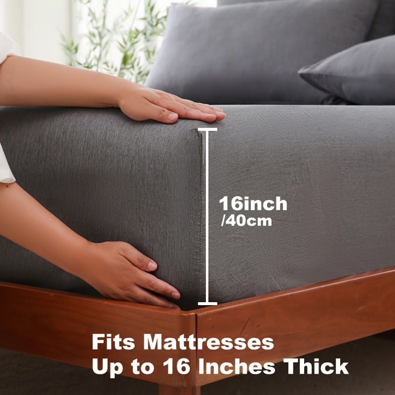 Summer Cool Bamboo Fibre Fitted Sheet – Luxury Breathable Comfort