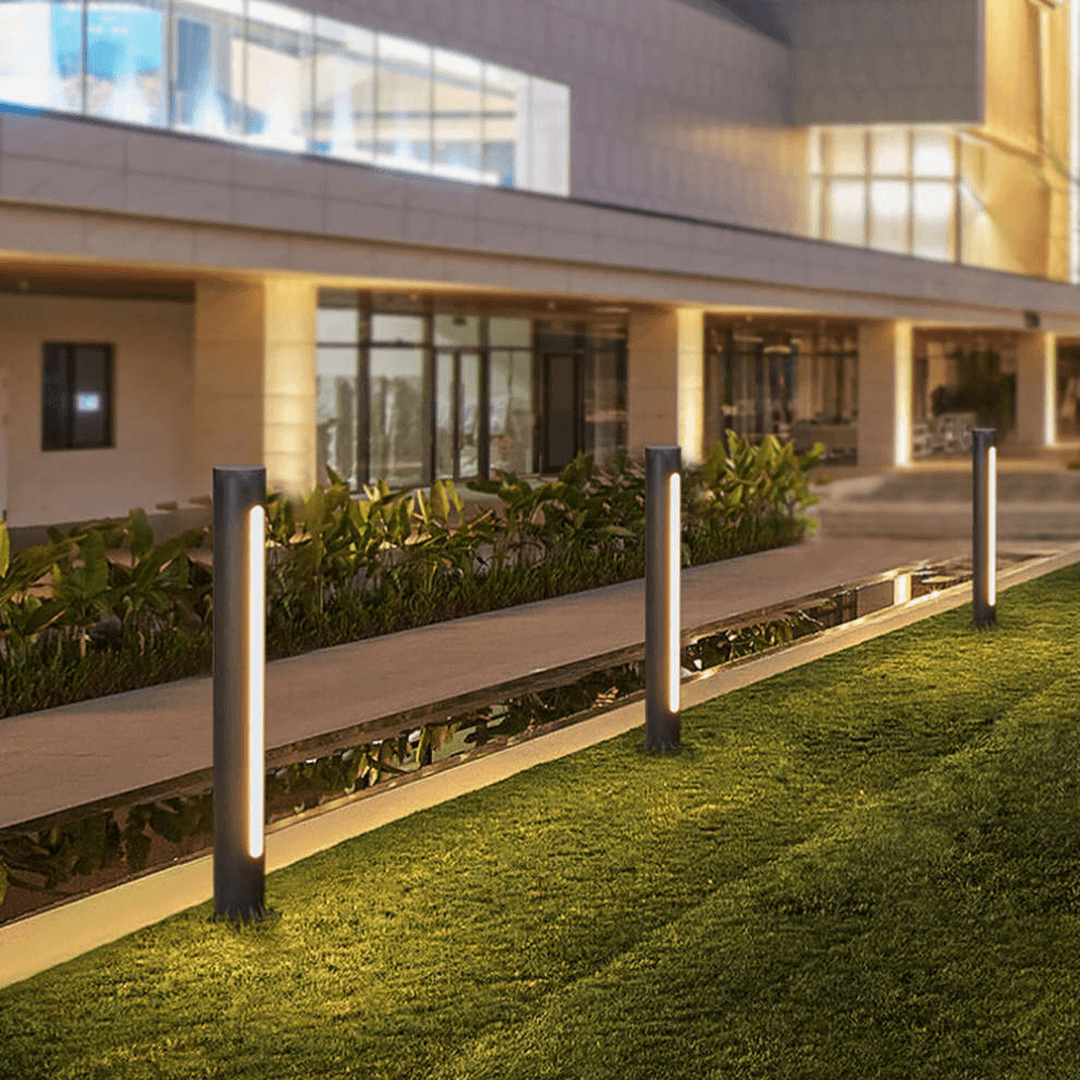 Modern LED Outdoor Wall Light - Metal & Acrylic