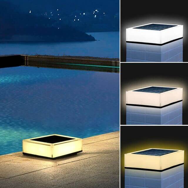 Modern Outdoor LED Solar Light - Sustainable