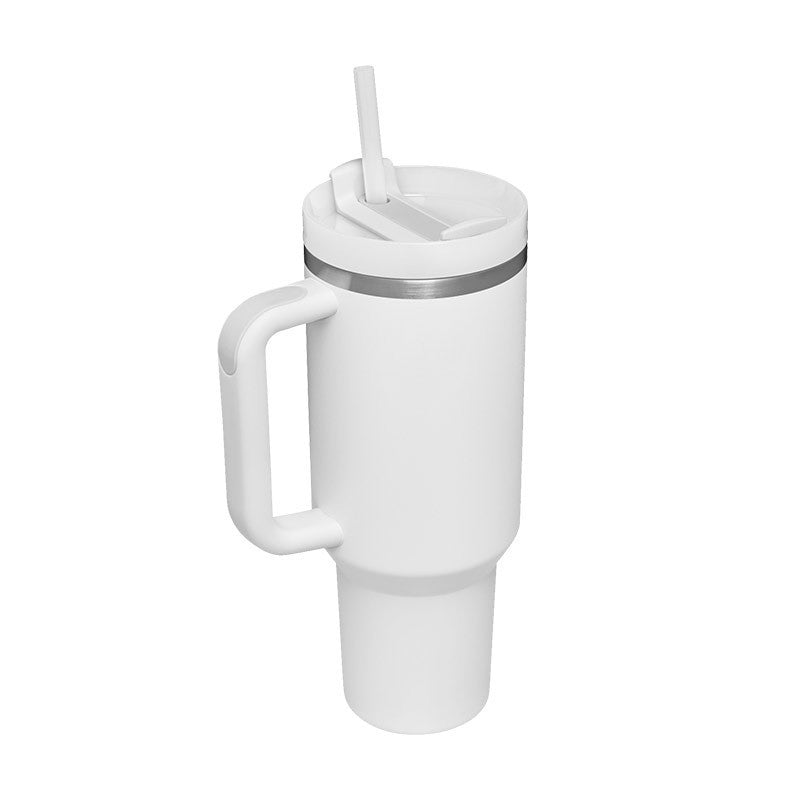Insulating Mug with Handle and Straw - ChillMate