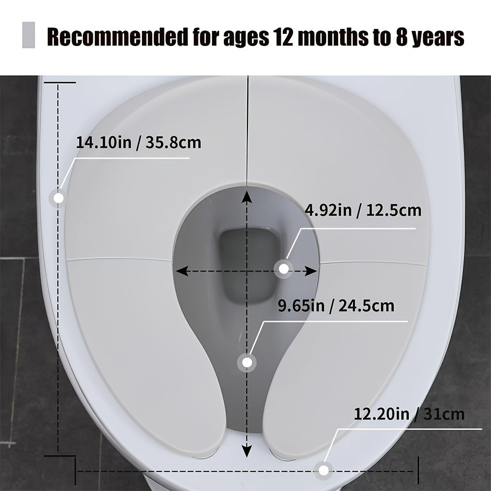 Travel-Friendly Potty Seat for Children – Portable and Non-Slip for Easy Toilet Use