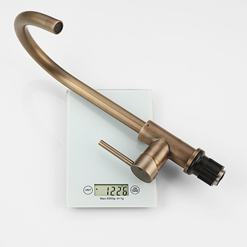 Bronzeflow Kitchen Tap | Kitchen Taps | Antique Brass Tap with Single Lever