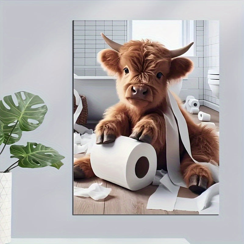 Playful calf decoration – For a smile at home