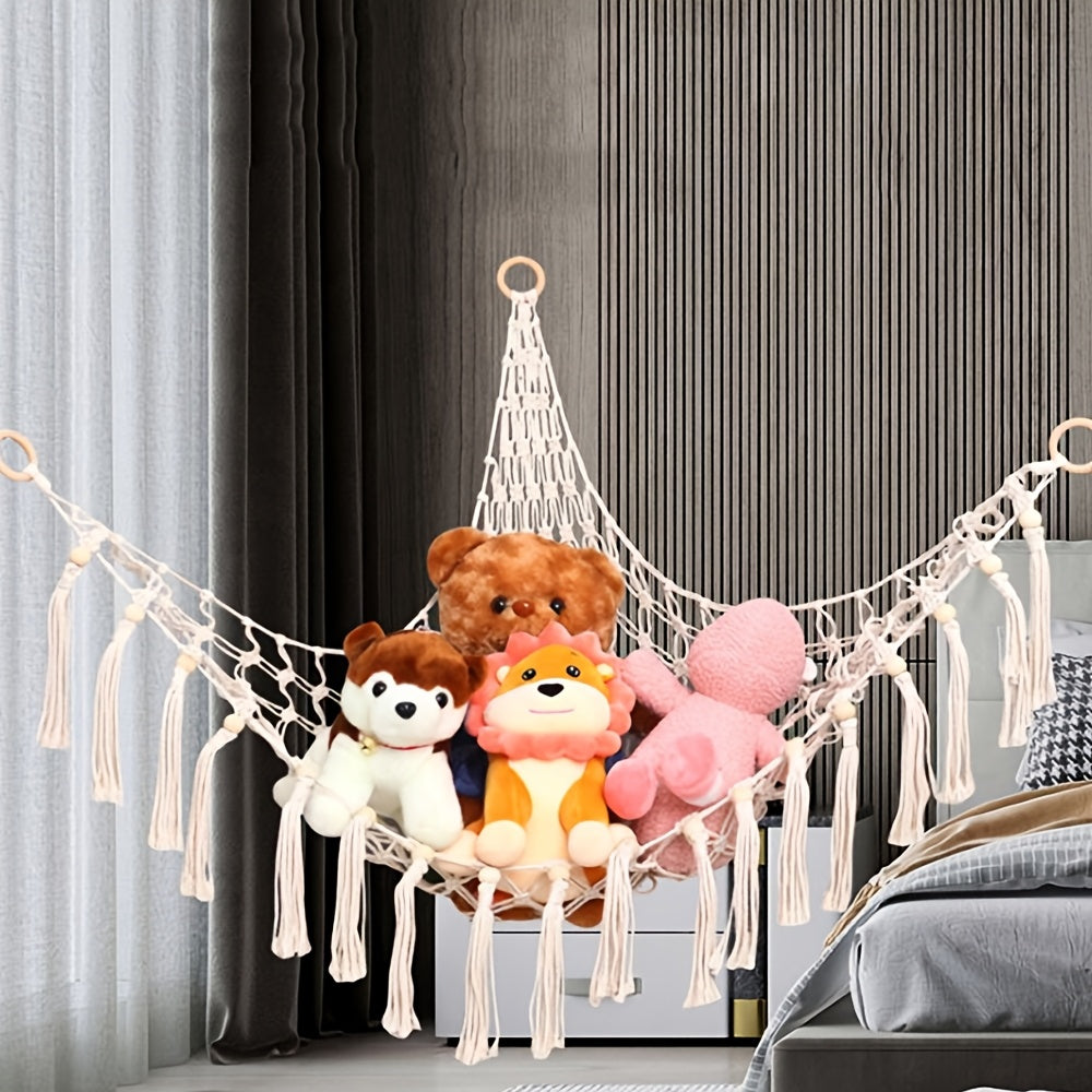 SnuggleNet Hammock for Plush Toys - Stylish Solution for Toy Storage