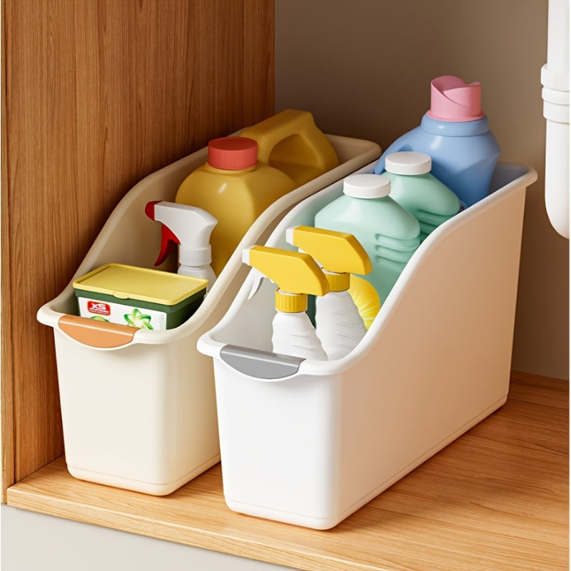 Multifunctional Storage Baskets with Curved Design - Stylish Solution for Home Organisation