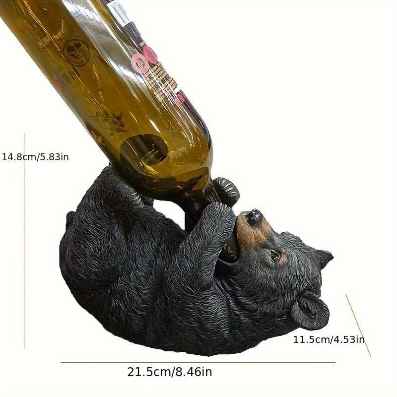 Bear Wine Bottle Holder – A Playful Addition to Your Wine Collection
