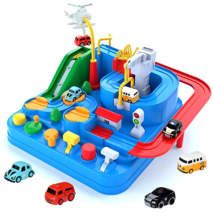 RescueTrack Adventure Set – Educational Rescue Vehicle Toy for Toddlers