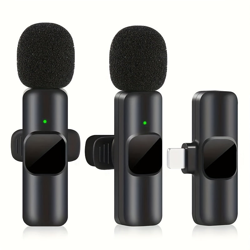 Professional Wireless Lavalier Microphone - Perfect for Video Recordings and Live Streaming