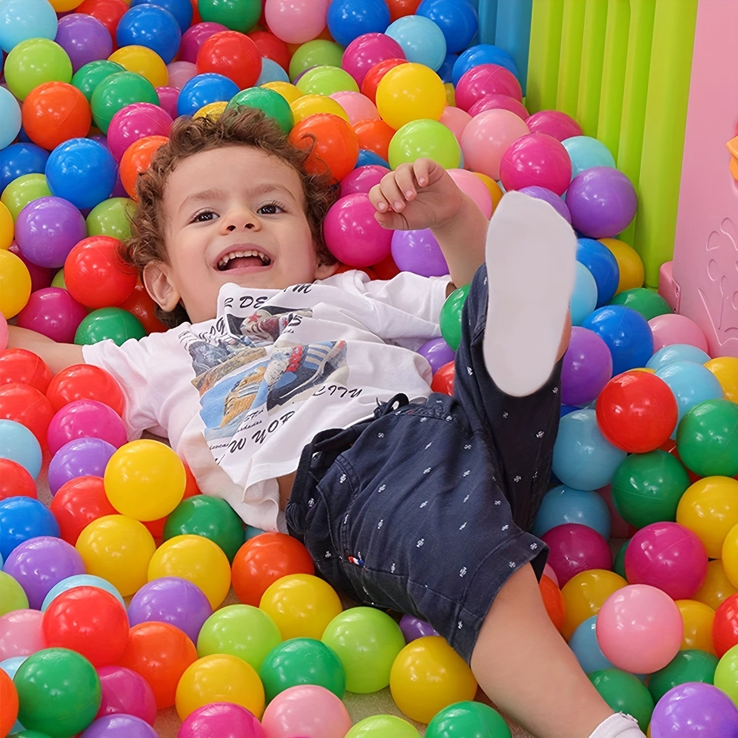 Ocean Ball Pit FunZone - Colourful, Foldable and Safe Play Fun for Little Ones