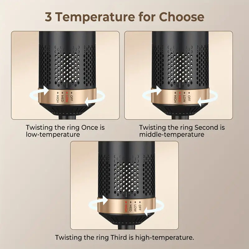 ProStyler 5-in-1 Hair Styling Set - Hairdryer, Curling Iron and Straightening Brush