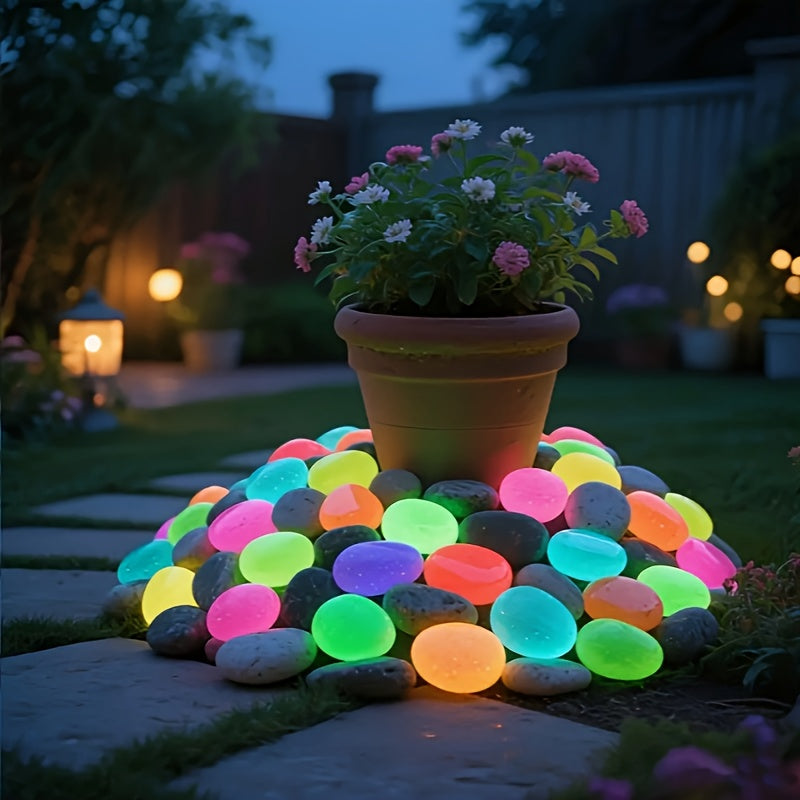 Enchanting Illuminated Garden Stones – Atmospheric and Durable