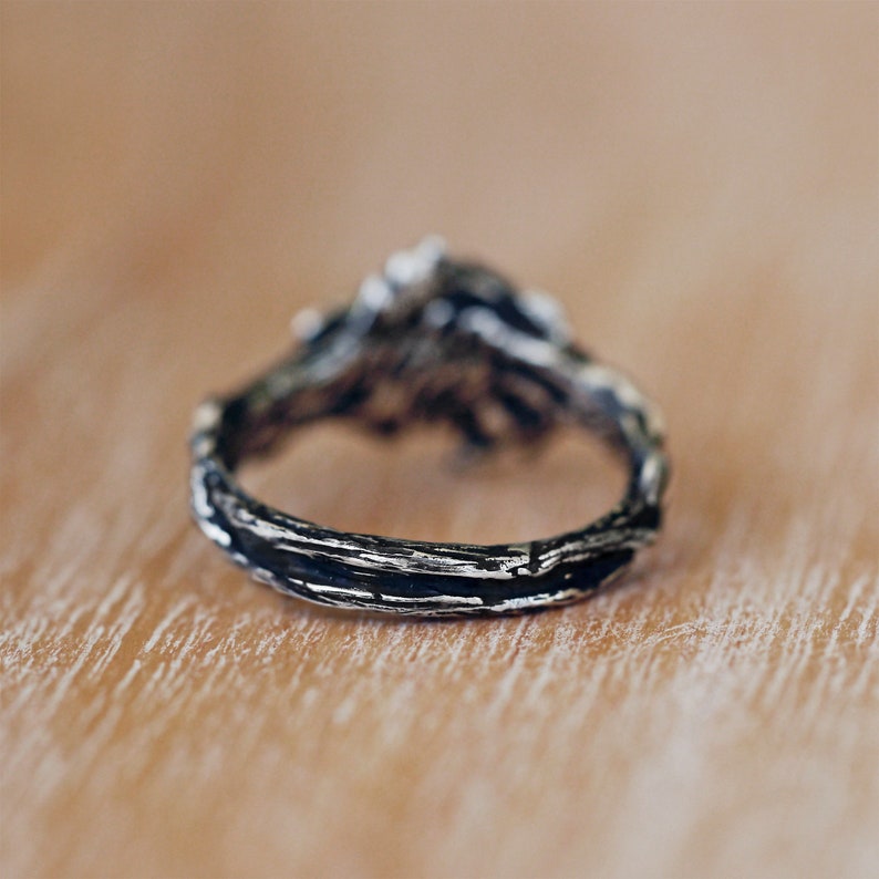 Stylish Moonstone Statement Ring – Iris