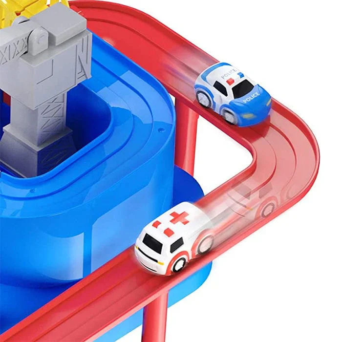 RescueTrack Adventure Set – Educational Rescue Vehicle Toy for Toddlers