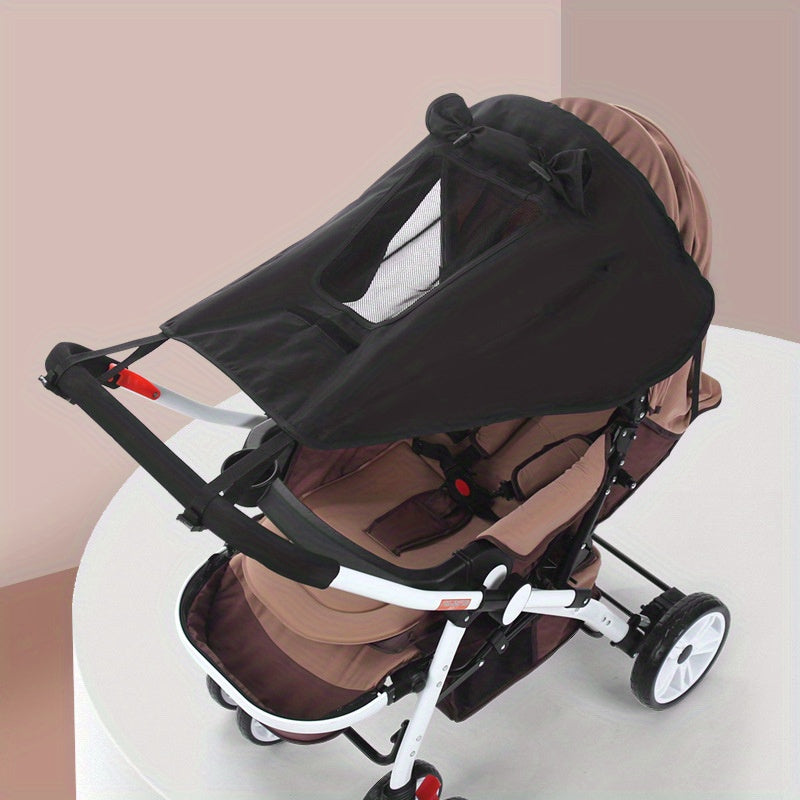 Foldable Sunshade for Pushchair – UV Protection and Flexible Straps for Perfect Coverage