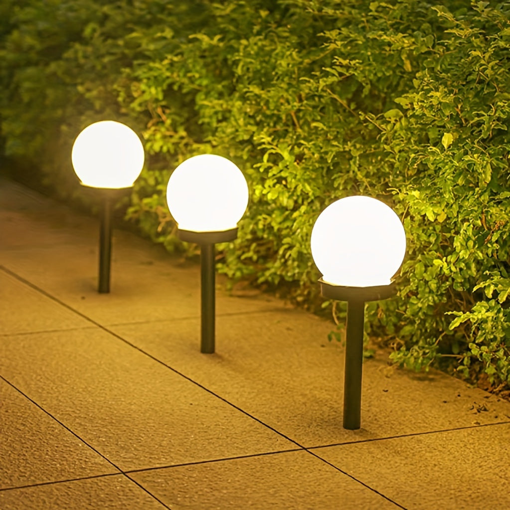 Solar LED Garden Lamps – Spherical Lighting for Paths and Gardens