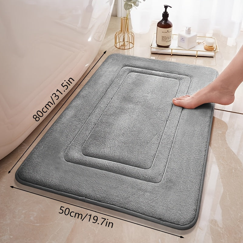 Memory Foam Bath Mat – Soft, Absorbent and Quick-Drying